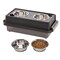 IRIS USA 2-in-1 Elevated Dog Bowls Feeder with Airtight Pet Food Storage Container